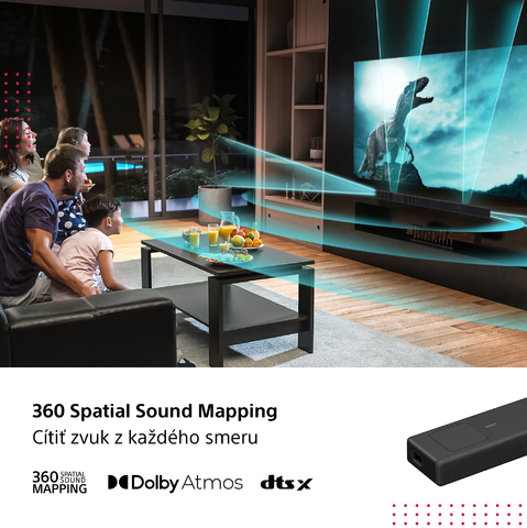 SoundBar Sony HT-A3000, Dolby Atmos® 3.1